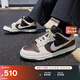 耐克男子透氣輕便運動(dòng)鞋冬季平底膠底板鞋NIKE DUNK LOW IH7333 200動(dòng)物群棕/珍珠灰/珍珠灰/黑 40