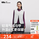 蕉下（beneunder）外套女氣絨馬甲保暖內搭可機洗運動(dòng)戶(hù)外CL000藍煙灰L