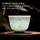 三勤堂影青雕刻萬(wàn)花景德鎮主人單杯品茗杯陶瓷器泡茶杯茶具 影青雕刻萬(wàn)花紋杯（合格品）