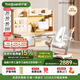 護童（Totguard）兒童學習桌椅套裝可升降學生寫字書桌 星辰1號120cm+追背椅橙