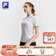 FILA 斐樂官方女子針織短袖POLO衫2025夏季新款網(wǎng)球運(yùn)動防曬上衣