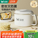 雙槍304不銹鋼泡面碗帶蓋 方便面瀝水飯盒大號(hào)1400ml
