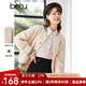 betu百圖女裝短外套時(shí)髦減齡棒球服字母設計圖案短外套女2211T82 淺杏色 XS