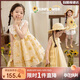LUSON小O寶童裝寶寶重工滿(mǎn)繡小雛菊連衣裙女夏2025女童花邊蓬蓬公主裙