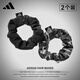 阿迪達斯（adidas）運動(dòng)發(fā)圈女頭繩大腸圈發(fā)飾高級感頭花橡皮筋發(fā)繩束發(fā)帶高馬尾配飾