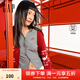 Gap【故宮聯(lián)名】女裝2025春季新款刺繡logo針織衫常規(guī)毛衣729032 淺灰色 M (165/84A)亞洲尺碼