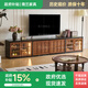南蘭2025新款法式復古實(shí)木電視柜中古風(fēng)客廳高級感家用收納儲物柜 【2.9米組合】全實(shí)木玲瓏落地電視柜