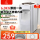 小鴨牌脫水機家用甩干機大容量不銹鋼甩干桶脫水桶小型單缸單甩干衣機宿舍出租房單脫水速干熱烘干一體 6.0KG黑【不銹鋼桶加厚款】質(zhì)保一年