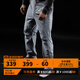 Monster Guardians運動(dòng)褲男 3D裁剪挺闊修身薄款軟殼休閑百搭運動(dòng)長(cháng)褲 Light Grey 淺灰 XL