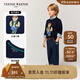 Teenie Weenie Kids小熊童裝25年新款秋冬男女童經(jīng)典純棉套頭毛衣 藏青色 120 cm