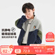 左西男童搖粒絨外套2025春秋季兒童抓絨衣中大童秋裝上衣 藏青色 140