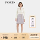 PORTS寶姿春季新品女裝多色條紋優(yōu)雅修身半身裙ALP8S007RFQ064 粉色格紋 S (4)