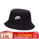 耐克NIKE運動(dòng)配飾男女漁夫帽APEX BUCKET SQ帽子FB5381-010黑L