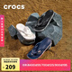 卡駱馳crocs貝雅卡駱班人字拖鞋|205393 白/深藍-126 39(240mm) 