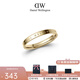 丹尼爾惠靈頓（DanielWellington）dw戒指 沙漠金戒指男女對戒情侶戒指 七夕情人節(jié)禮物送女友送男友 尺寸：10（中國碼）DW00400077