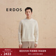ERDOS【善系列】半高領(lǐng)翻花無(wú)染色厚款百搭雅致男套衫羊絨衫 無(wú)染白 2XL 185/104A