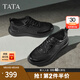 他她（TATA）2025秋商場(chǎng)同款舒適百搭休閑男鞋新款QGX01CM5 黑色 41