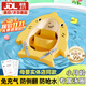 盟石（cute stone）嬰兒游泳圈0-3歲新生兒游泳圈0-3-6個(gè)月寶寶免充氣腋下圈躺圈 鯊魚(yú)躺圈【免充氣+防側翻+抗菌防霉】