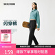 斯凱奇（Skechers）情侶裝閃穿褲夏季女士休閑褲運(yùn)動褲吸濕速干九分褲長褲P225W293