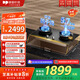 德普凱信（Depelec）2025年新品灶具D5MAX防干燒5700w飯店級(jí)大火超溫自動(dòng)熄火一鍵爆炒雙邊定時(shí) 【防干燒】【5.7KW】D5MAX灶具天然氣黑色