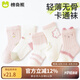 棉奇熊嬰兒襪子夏季薄款新生兒純棉女童5雙網(wǎng)眼襪寶寶春夏花邊兒童薄襪 B1040-超薄網(wǎng)眼襪- 5雙 1-3歲 -M碼-建議腳長12CM左右