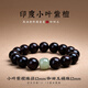 夢(mèng)森（MENGSEN）原創(chuàng  )正宗老料印度小葉紫檀手串文玩佛珠男女和田玉情侶單圈手鏈 小葉紫檀12MM+和田玉12MM