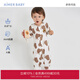 Aimer kids愛(ài)慕嬰幼奶皮男女?huà)胗组L(cháng)袖連體爬服AB245B381