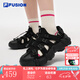 FILA FUSION斐樂潮牌趙露思同款女鞋EXOCET SANDAL涼鞋2025新款山脈涼鞋 黑/月巖灰-BL 37.5