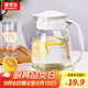 GIANXI涼水壺家用夏季冷水壺耐高溫防摔果汁壺耐熱玻璃泡茶壺學(xué)生禮物