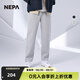 NEPA耐葩秋季新款戶外百搭休閑褲男女同款運(yùn)動(dòng)長褲7JE1662 淺混雜灰色B33 160/70A070