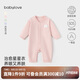 babylove【紡軟織柔】嬰兒連體衣春款純棉新生兒衣服寶寶哈衣爬服家居睡衣