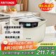 天際（TONZE）電燉鍋 隔水燉鍋 燕窩電燉盅 煲湯鍋燉湯鍋 嬰兒輔食煮粥鍋 養(yǎng)生燉盅 白瓷一鍋4膽 GSD-223GC 2.2L