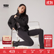 Levi's李維斯女士美式復古寬松休閑輕便短款潮流翻領(lǐng)羽絨服外套 黑色 S