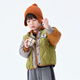 馬·拉丁（M.Latin）/童裝兒童羽絨服冬新款男女小童撞色拼接輕薄羽絨服 蕨綠色 110 cm