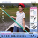 愛慕兒童家居服男童蘭精莫代爾條紋上衣五分褲套裝 短袖套裝-青藍(lán)紋  175 