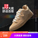李寧惟吾PRO 特別故事版丨板鞋男鞋秋季潮流百搭戶外低幫滑板文化鞋 茶棕色-2 42