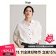 旅途原品【明星同款】ltyp三季可穿進(jìn)口28支100%精梳麻經(jīng)典襯衫 休閑百搭 荼白色 L