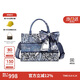 菲安妮（FION）大容量手提托特包包女包聯(lián)名款時(shí)尚油畫(huà)單肩包 生日禮物