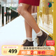 森達休閑靴女2025冬季新款商場(chǎng)同款舒適可可休閑短靴4CF50DD5 啡色單里 36