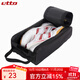 英途銳（etto）鞋包運動(dòng)包學(xué)生鞋包足球鞋包 便攜式鞋包兩雙裝 BGS302 BGS311雙拉-黑色