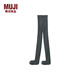 無(wú)印良品（MUJI）女式 合腳直角 褲襪 連褲襪打底襪女25年秋季 DGE05A5A 炭灰色 XL 身高165-170 臀圍100-105