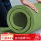i酷瑜伽減震墊隔音加長(cháng)加厚防滑專(zhuān)業(yè)運動(dòng)墊男健身跑步墊子61*15綠色