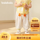 巴拉巴拉褲子?jì)雰合募颈】铋L(zhǎng)褲男女童運(yùn)動(dòng)褲2025簡(jiǎn)約可愛(ài)時(shí)髦209225108201