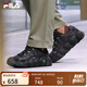 FILA 斐樂可頌面包鞋復(fù)古運(yùn)動(dòng)鞋男冬休閑鞋老爹鞋 黑-IB 41
