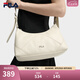 FILA【月牙包】斜挎包抗菌內(nèi)里女包2025秋季新款休閑單肩包百搭腋下包 云菇白-WT XS