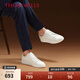 THOM WILLS小白鞋男夏季新款商務真皮透氣百搭男士白色休閑板鞋 白色G531 41 /7.5碼