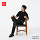 優(yōu)衣庫男裝/男女同款EZY DENIM牛仔褲/水洗產(chǎn)品彈力長(cháng)褲479314 479314/09黑色 L /175/88A