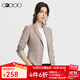 G2000女裝商場新款柔軟舒適修身通勤正裝西裝 棕啡色 XS /32