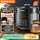 蘇泊爾（SUPOR）國風(fēng)系列電壓力鍋6L大容量智能預約 煲湯小米粥 一鍋雙膽 60YC8086電飯煲高壓鍋6-8人