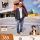 Lee【預售】【張凌赫代言】25新726標準版型中腰直筒中藍色男牛仔褲 深藍色 31